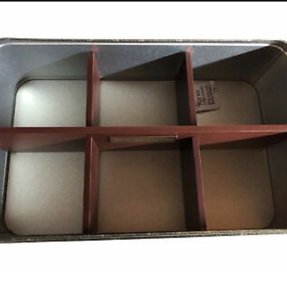 New box NIB Harley Davidson Metal Galvanized Tray Tin Box 6 spot insert - Picture 4 of 5